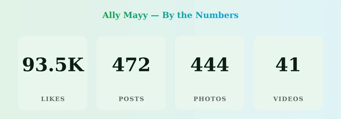 Ally Mayy — content metrics