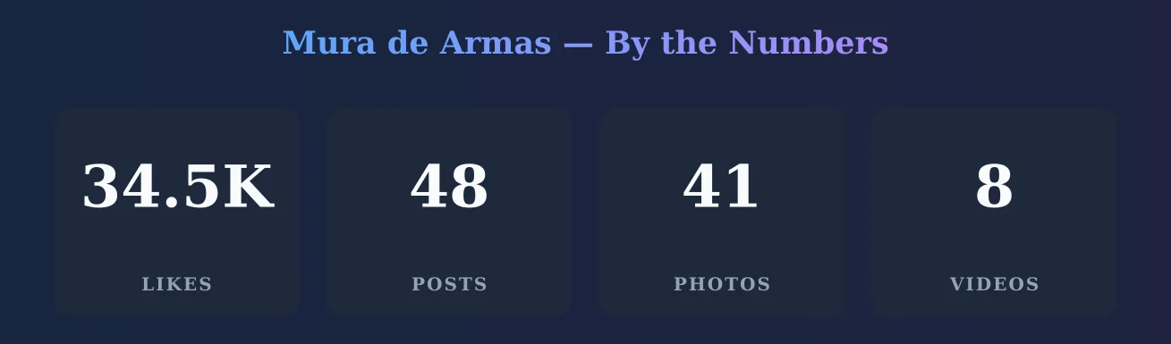 Mura de Armas — content metrics