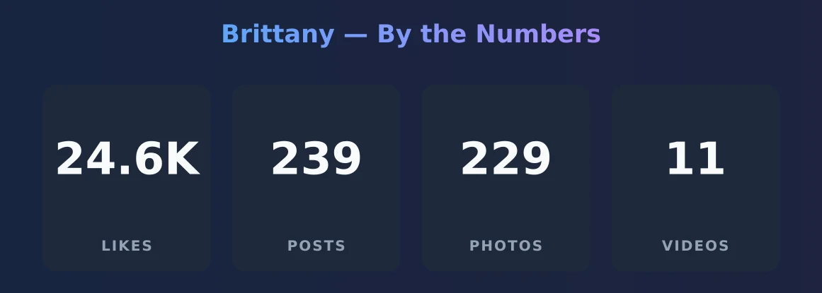 Brittany — content metrics