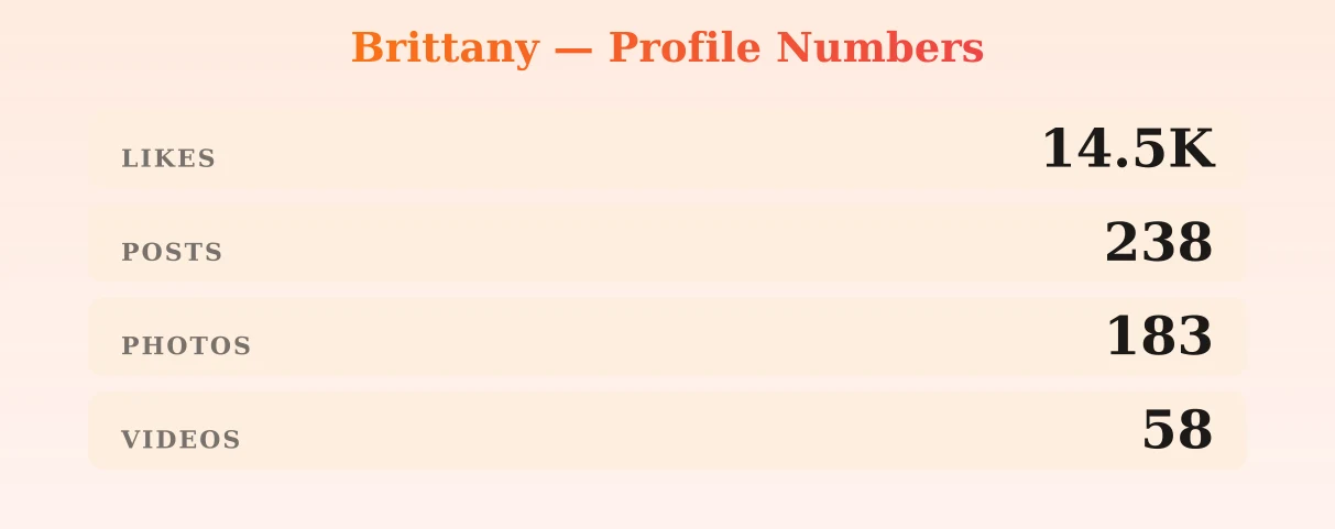 Brittany — content metrics