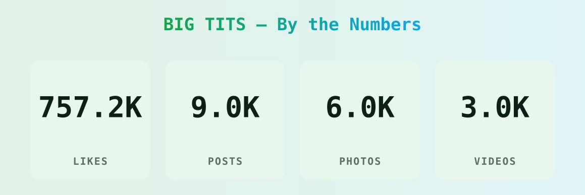 BIG TITS — content metrics