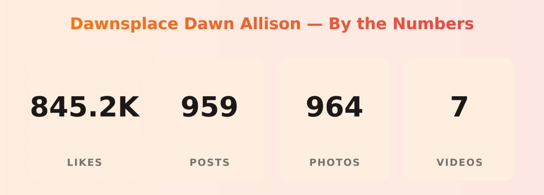 Dawnsplace Dawn Allison — content metrics