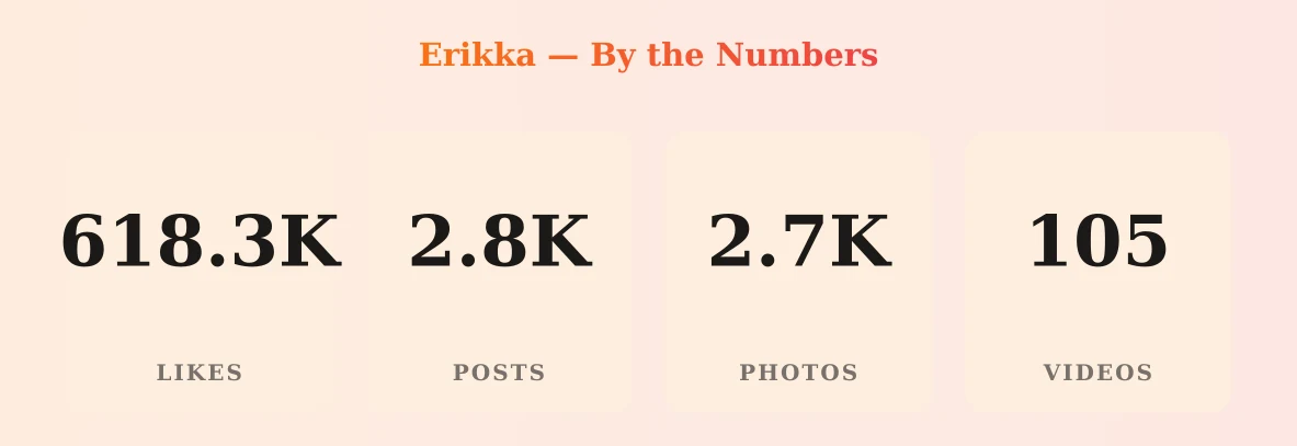 Erikka — content metrics