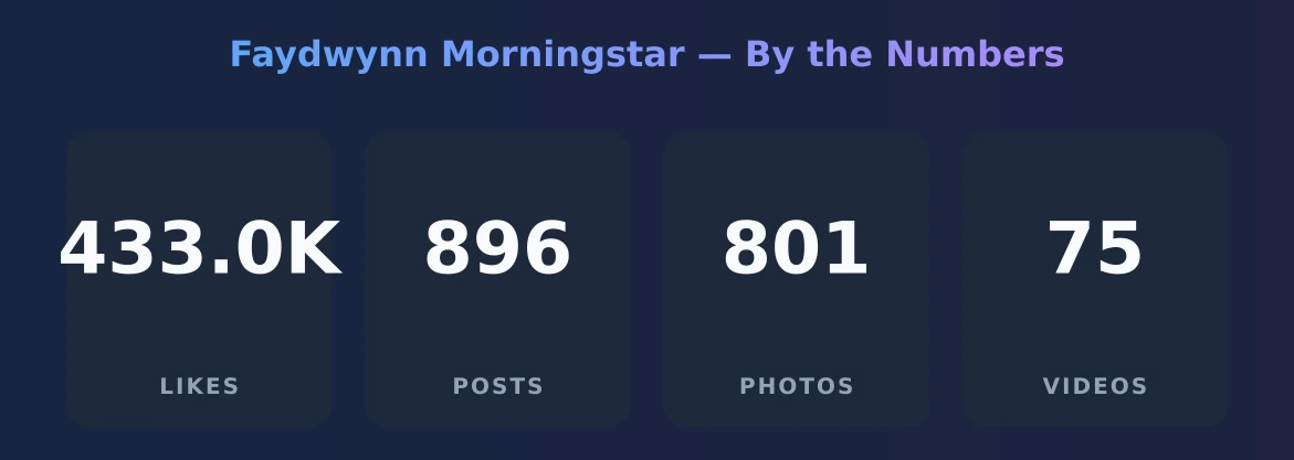 Faydwynn Morningstar — content metrics
