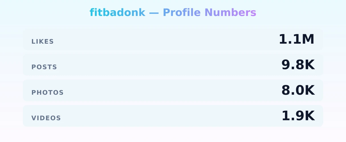 fitbadonk — content metrics