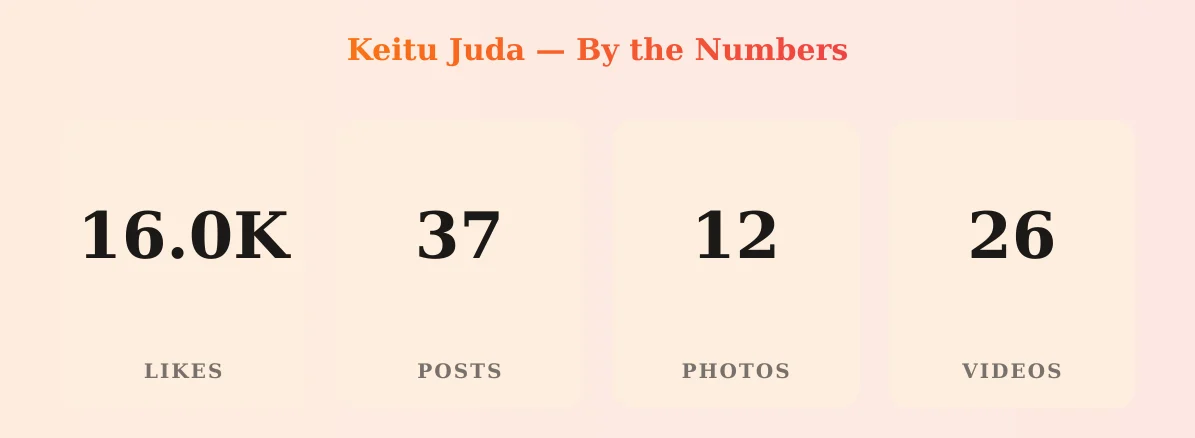 Keitu Juda — content metrics