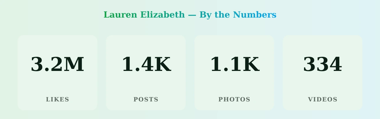 Lauren Elizabeth — content metrics