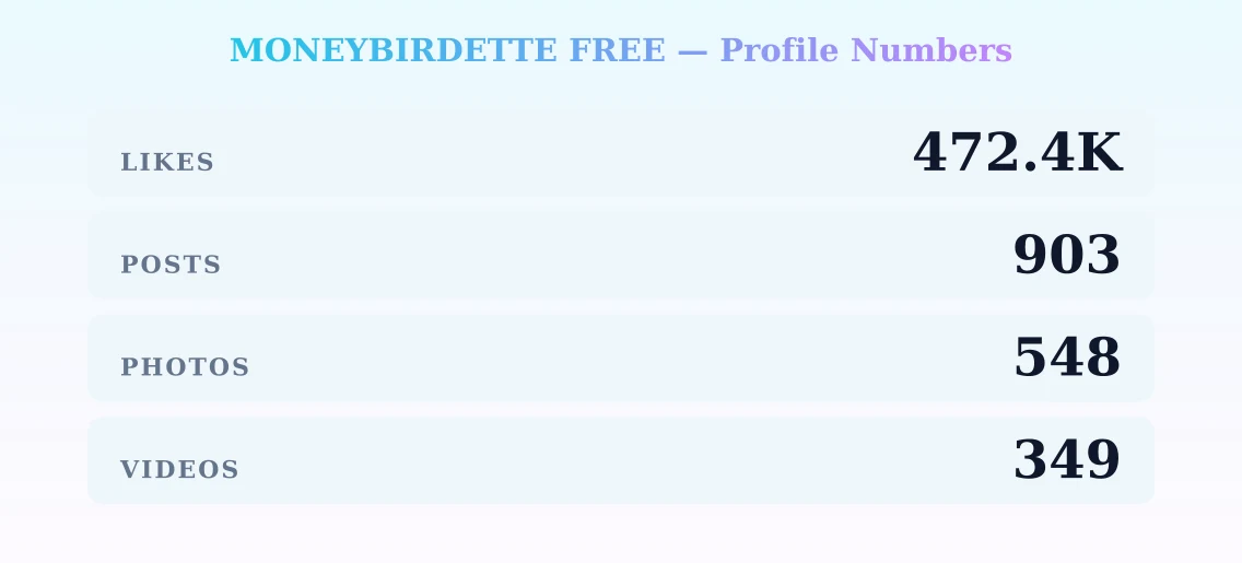 MONEYBIRDETTE FREE — content metrics