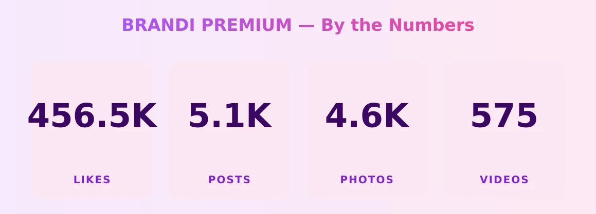 BRANDI PREMIUM — content metrics