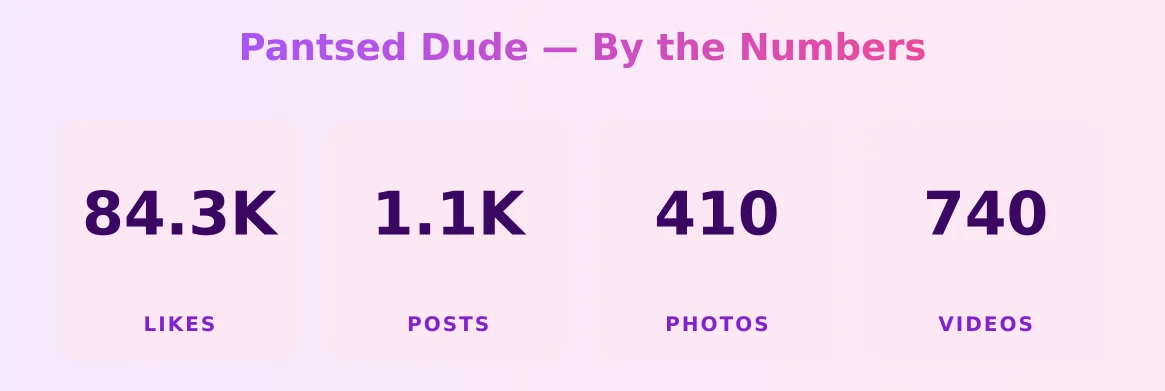 Pantsed Dude — content metrics