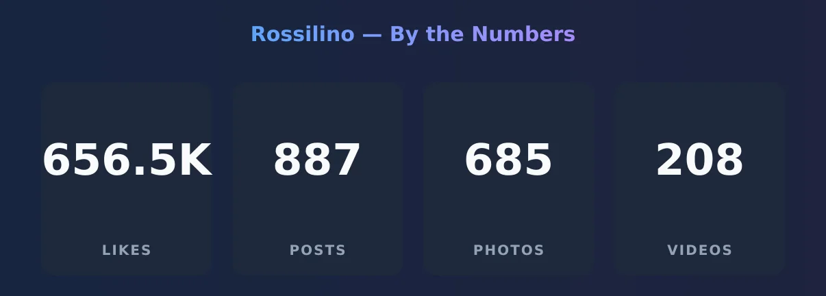 Rossilino — content metrics