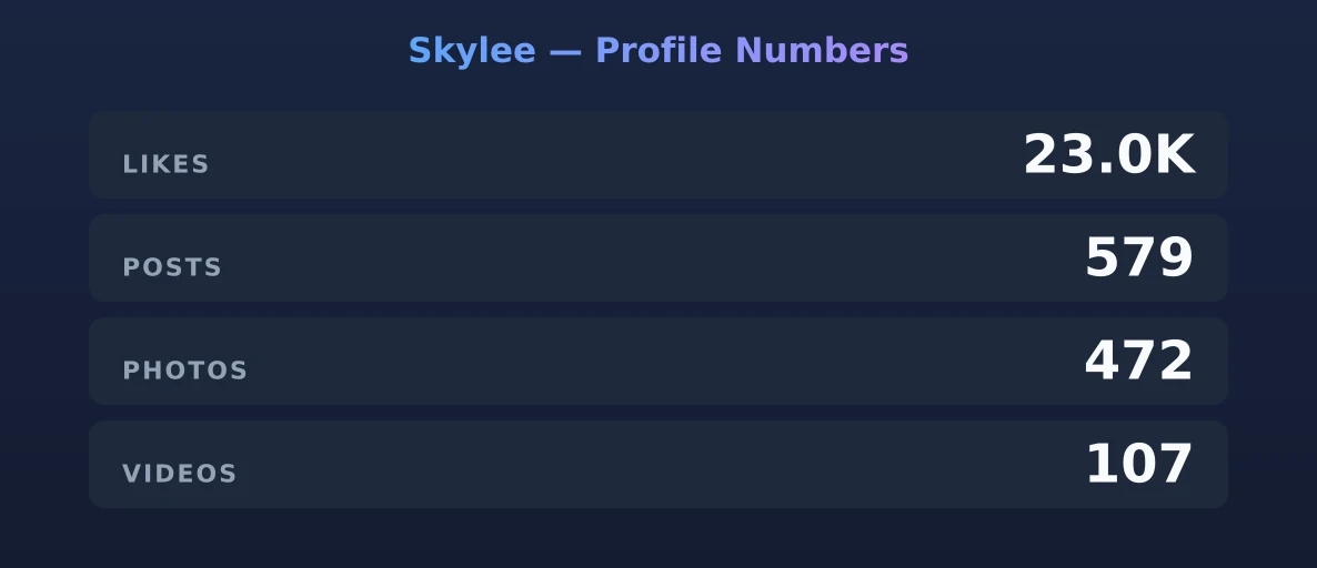 Skylee — content metrics