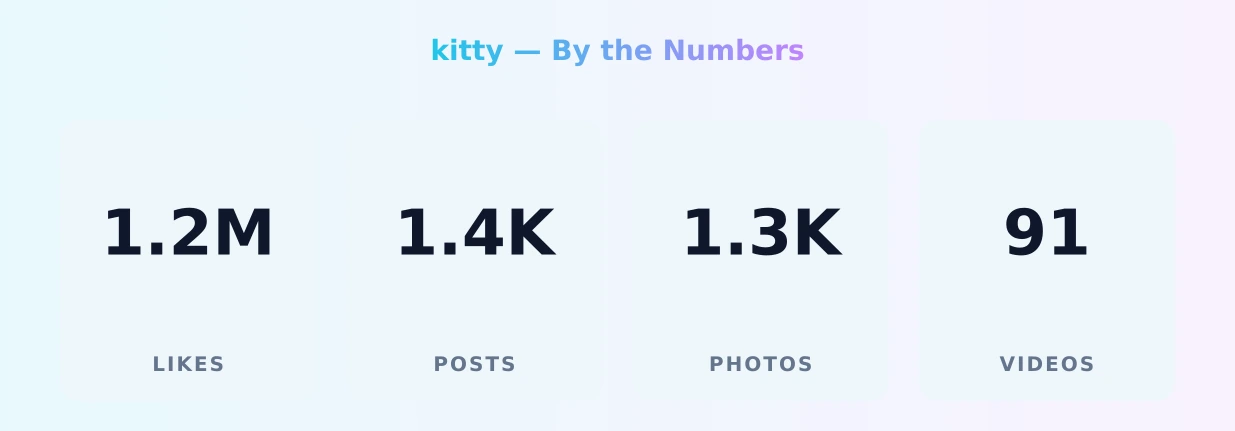 kitty — content metrics