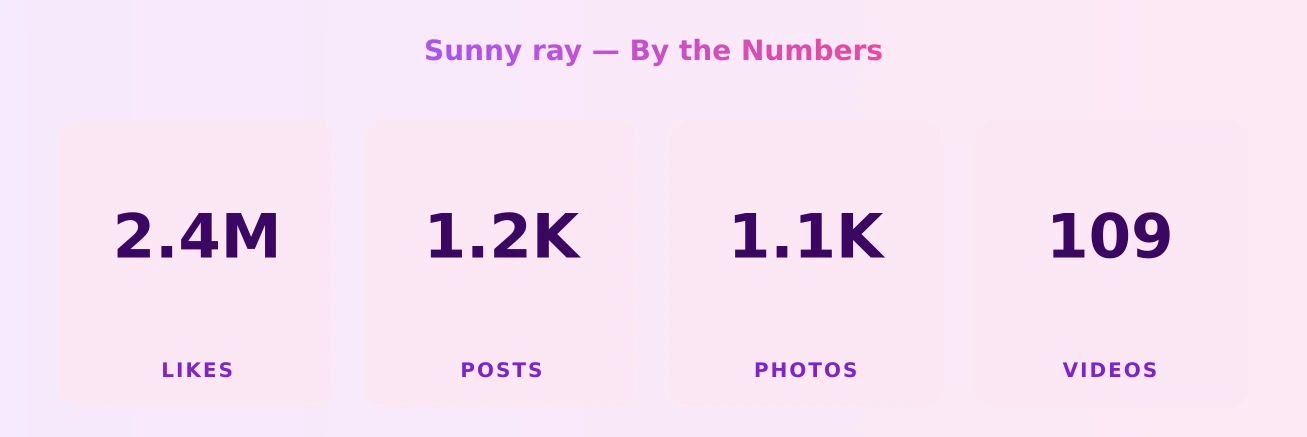 Sunny ray — content metrics