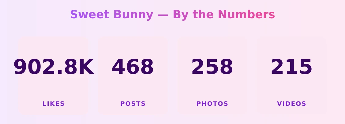 Sweet Bunny — content metrics