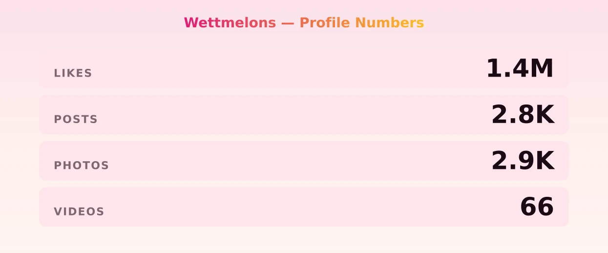 Wettmelons — content metrics