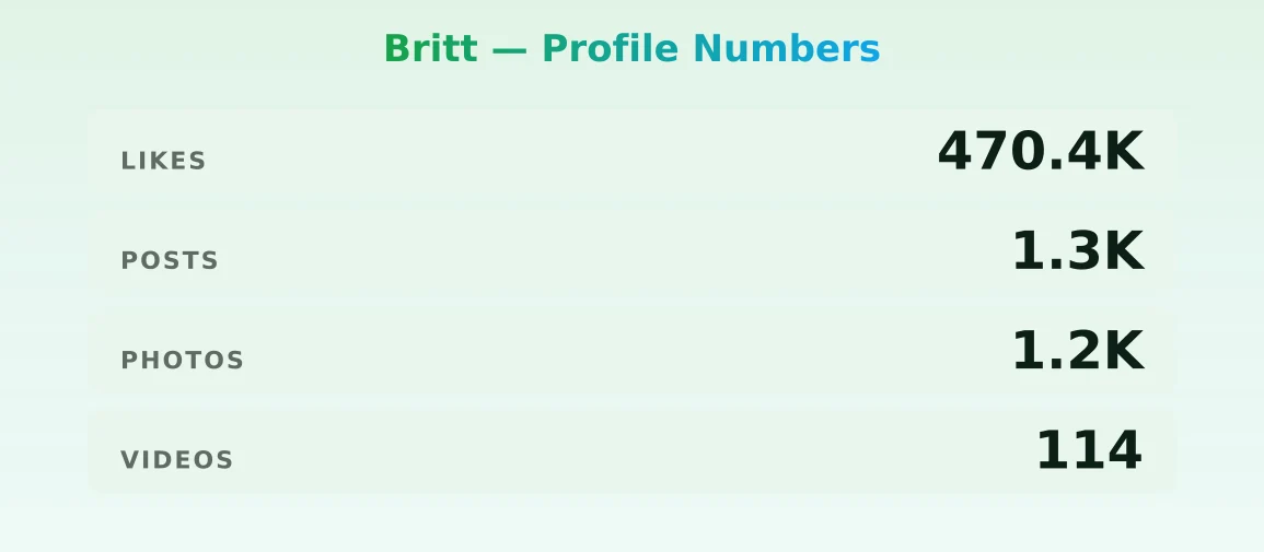 Britt — content metrics